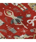 Dalyn Merry & Bright Red MY29 1ft.8in. x 2ft.6in. Rug