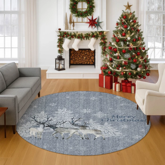 Dalyn Merry & Bright Gray MY2 8ft. x 8ft. Rug