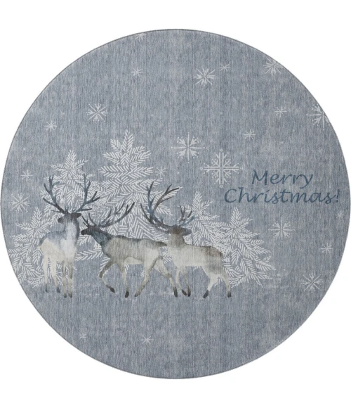 Dalyn Merry & Bright Gray MY2 8ft. x 8ft. Rug
