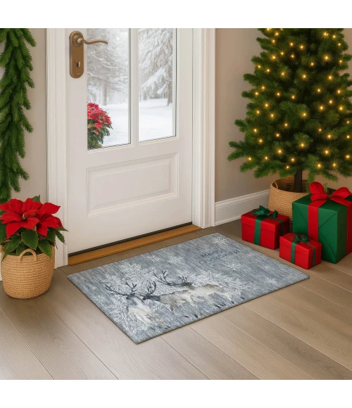 Dalyn Merry & Bright Gray MY2 1ft.8in. x 2ft.6in. Rug