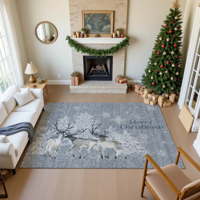 Dalyn Merry & Bright Gray MY2 10ft. x 14ft. Rug