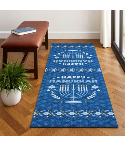 Dalyn Merry & Bright Blue MY30 2ft.3in. x 7ft.6in. Rug