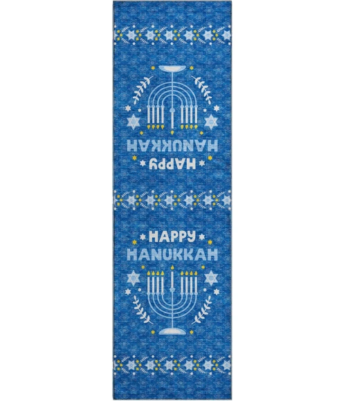 Dalyn Merry & Bright Blue MY30 2ft.3in. x 7ft.6in. Rug