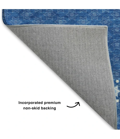 Dalyn Merry & Bright Blue MY30 1ft.8in. x 2ft.6in. Rug