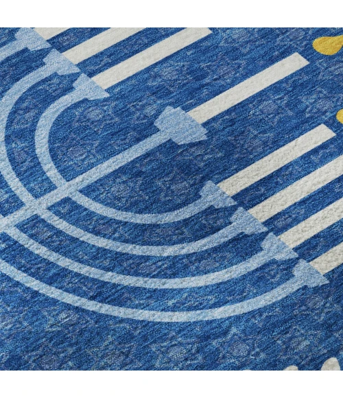 Dalyn Merry & Bright Blue MY30 1ft.8in. x 2ft.6in. Rug