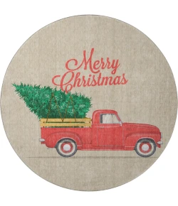 Dalyn Merry & Bright Ivory MY4 8ft. x 8ft. Rug