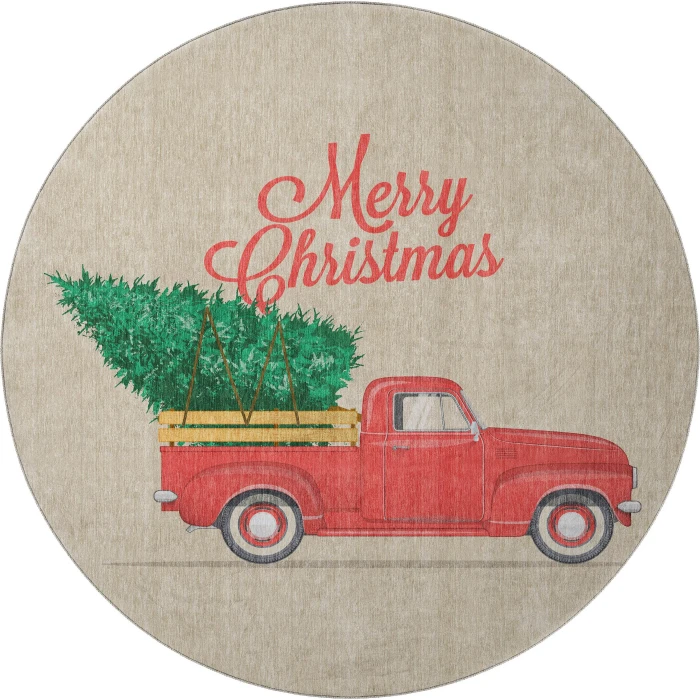 Dalyn Merry & Bright Ivory MY4 8ft. x 8ft. Rug