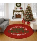 Dalyn Merry & Bright Red MY6 8ft. x 8ft. Rug