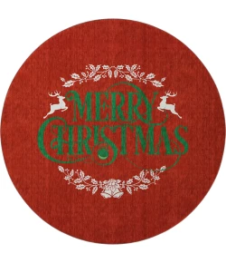 Dalyn Merry & Bright Red MY6 8ft. x 8ft. Rug