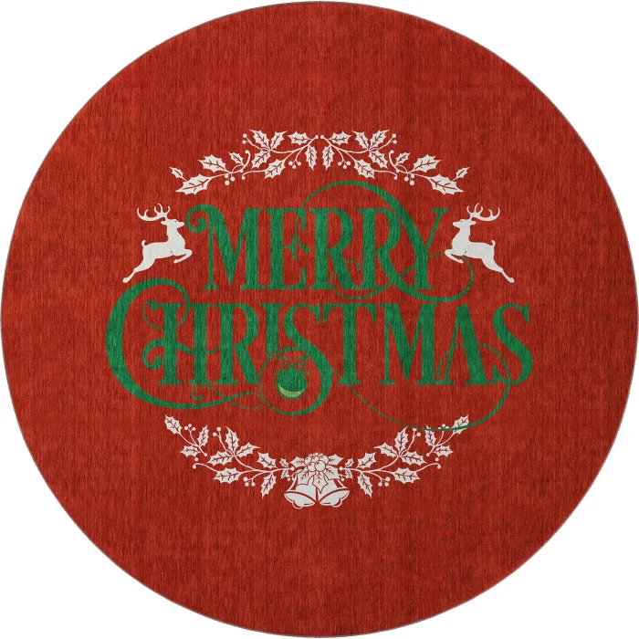 Dalyn Merry & Bright Red MY6 8ft. x 8ft. Rug