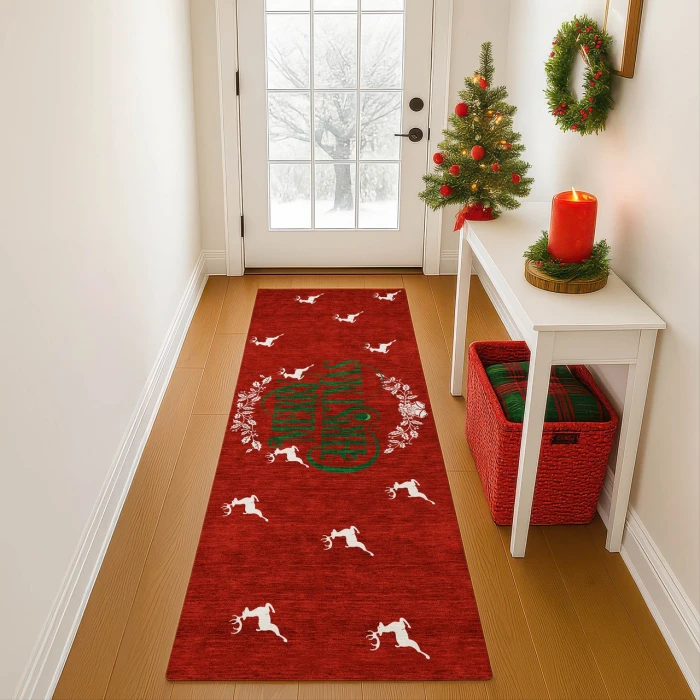 Dalyn Merry & Bright Red MY6 2ft.3in. x 7ft.6in. Rug