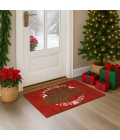 Dalyn Merry & Bright Red MY6 1ft.8in. x 2ft.6in. Rug