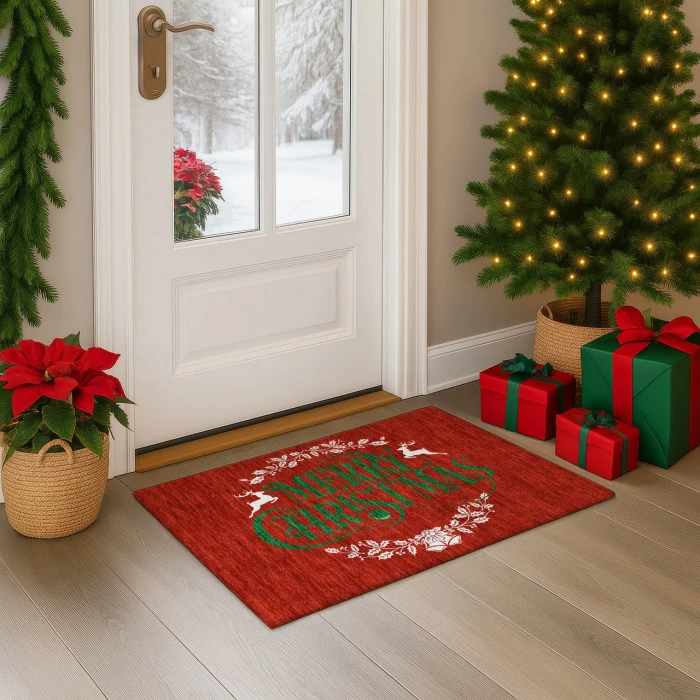 Dalyn Merry & Bright Red MY6 1ft.8in. x 2ft.6in. Rug