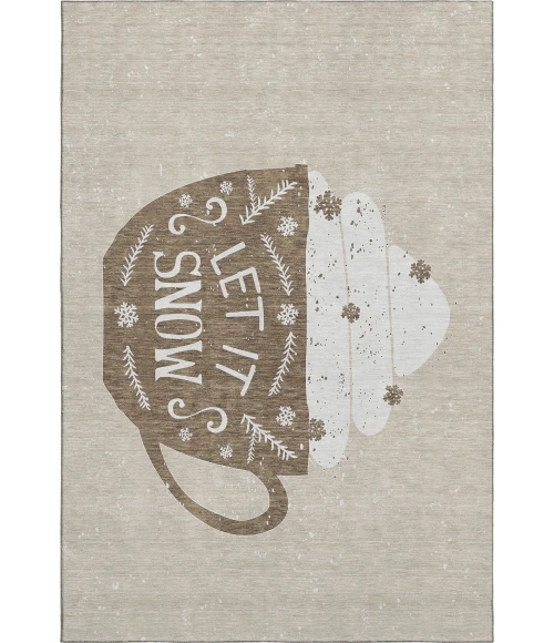 Dalyn Merry & Bright Brown MY7 8ft. x 10ft. Rug