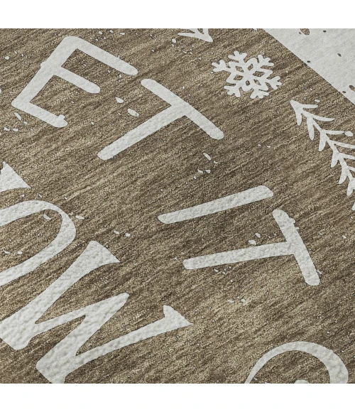Dalyn Merry & Bright Brown MY7 1ft.8in. x 2ft.6in. Rug