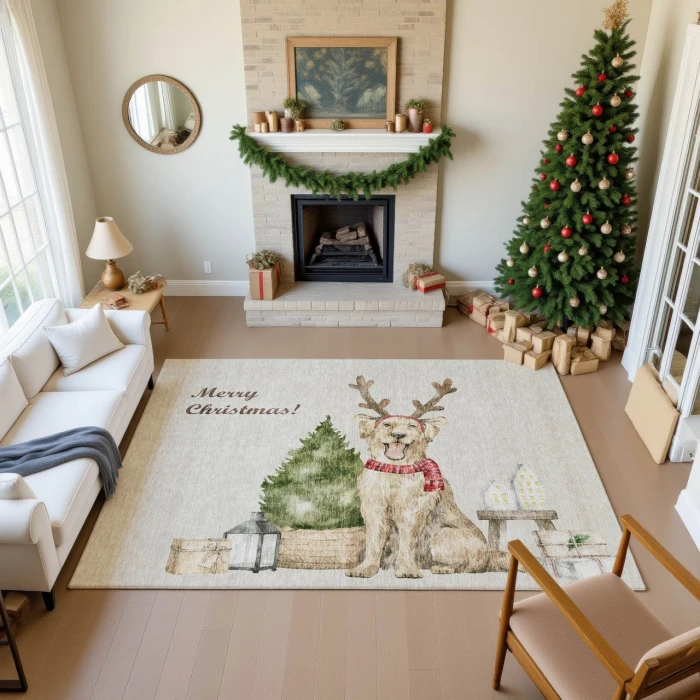 Dalyn Merry & Bright Brown MY8 10ft. x 14ft. Rug