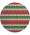Dalyn Merry & Bright Red MY9 8ft. x 8ft. Rug
