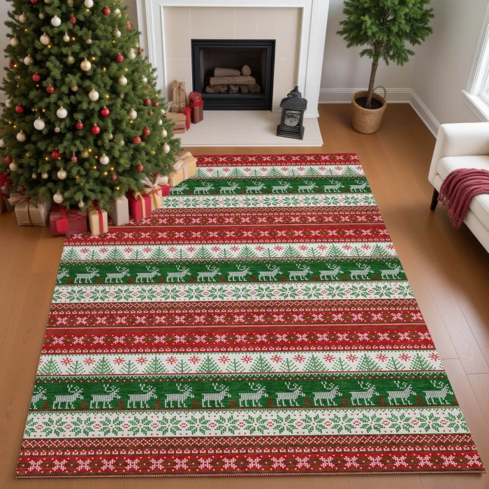 Dalyn Merry & Bright Red MY9 10ft. x 14ft. Rug