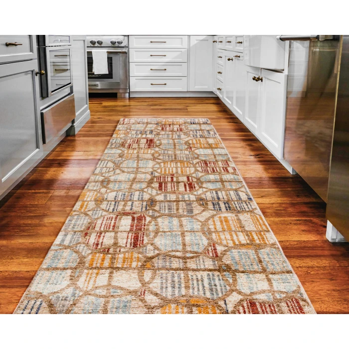 Dalyn Neola NA12 Khaki 2'3" x 7'10" Runner Rug