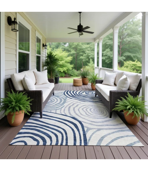 Dalyn Neo Blue NO10 3ft. x 5ft. Rug