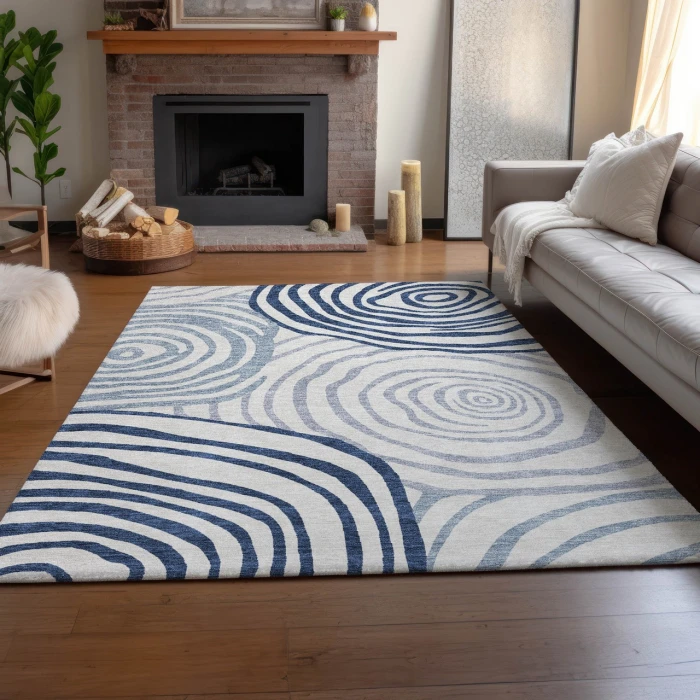 Dalyn Neo Blue NO10 9ft. x 12ft. Rug