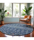 Dalyn Neo Blue NO12 8ft. x 8ft. Rug