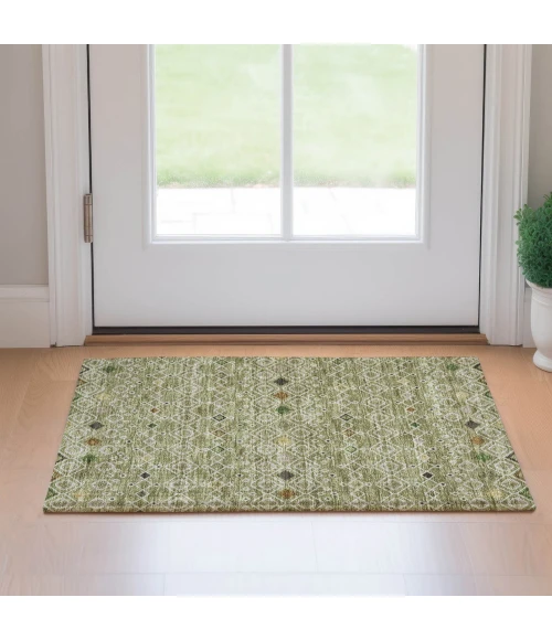 Dalyn Neo Green NO12 1ft.8in. x 2ft.6in. Rug