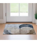 Dalyn Neo Blue NO13 1ft.8in. x 2ft.6in. Rug