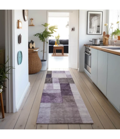 Dalyn Neo Purple NO15 2ft.3in. x 7ft.6in. Rug