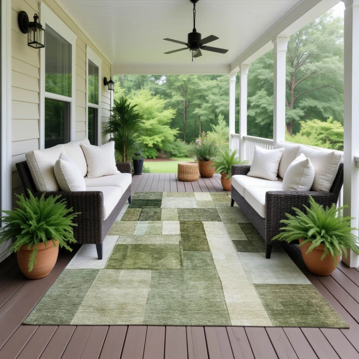 Dalyn Neo Green NO15 3ft. x 5ft. Rug