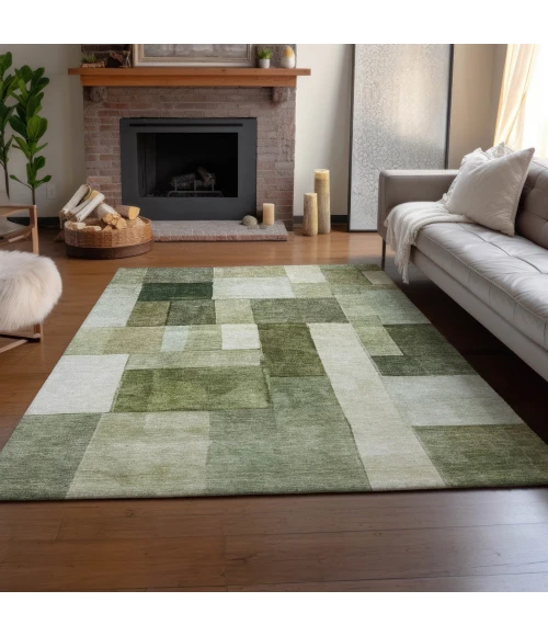 Dalyn Neo Green NO15 9ft. x 12ft. Rug