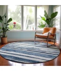 Dalyn Neo Blue NO16 8ft. x 8ft. Rug