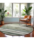 Dalyn Neo Green NO16 8ft. x 8ft. Rug