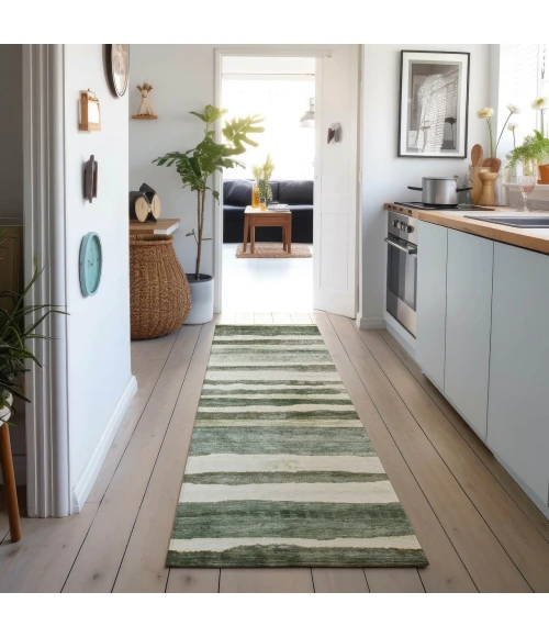 Dalyn Neo Green NO16 2ft.3in. x 7ft.6in. Rug