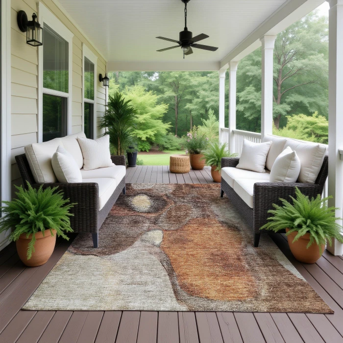 Dalyn Neo Brown NO2 8ft. x 10ft. Rug