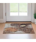Dalyn Neo Brown NO2 1ft.8in. x 2ft.6in. Rug