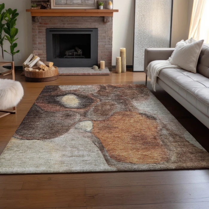 Dalyn Neo Brown NO2 8ft. x 10ft. Rug