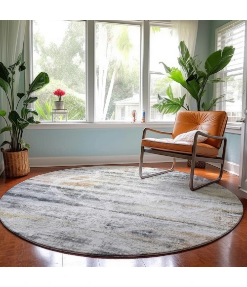 Dalyn Neo Gray NO3 8ft. x 8ft. Rug