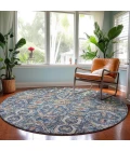 Dalyn Neo Blue NO6 8ft. x 8ft. Rug