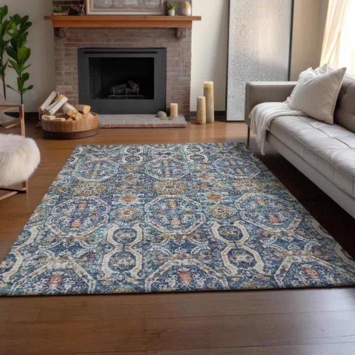 Dalyn Neo Blue NO6 2ft.6in. x 3ft.10in. Rug
