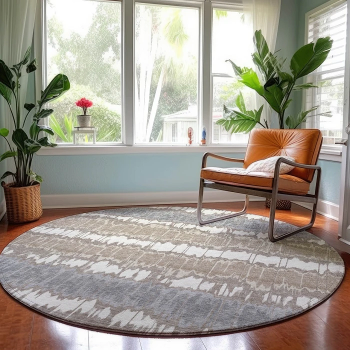 Dalyn Neo Brown NO9 8ft. x 8ft. Rug