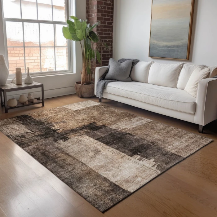 Dalyn Nouveau Brown NV10 3ft. x 5ft. Rug