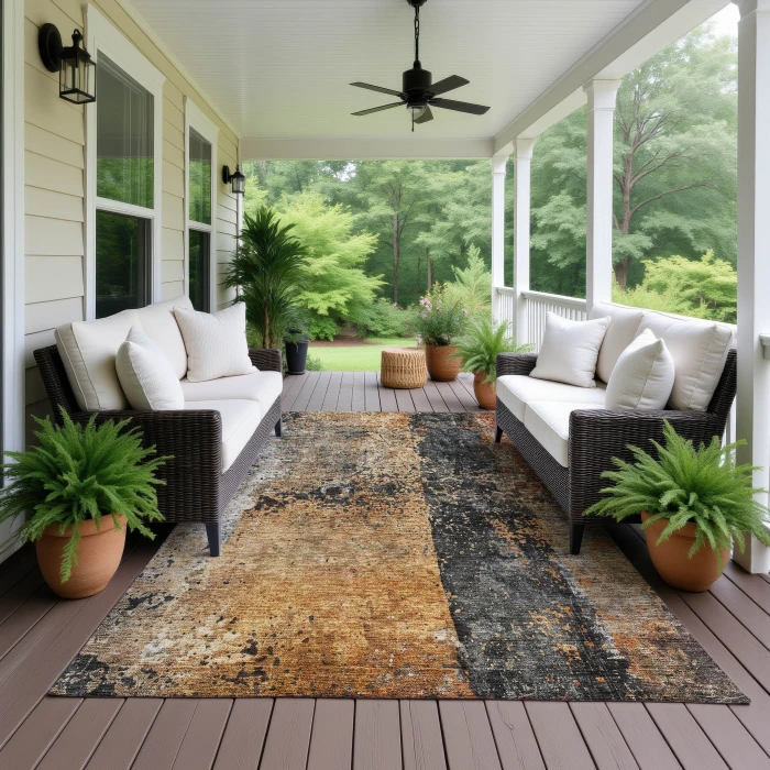 Dalyn Nouveau Orange NV13 10ft. x 14ft. Rug