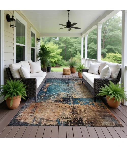 Dalyn Nouveau Teal NV14 8ft. x 10ft. Rug