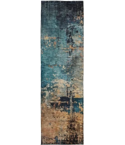 Dalyn Nouveau Teal NV14 2ft.3in. x 7ft.6in. Rug
