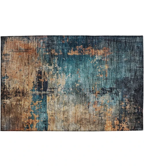 Dalyn Nouveau Teal NV14 1ft.8in. x 2ft.6in. Rug