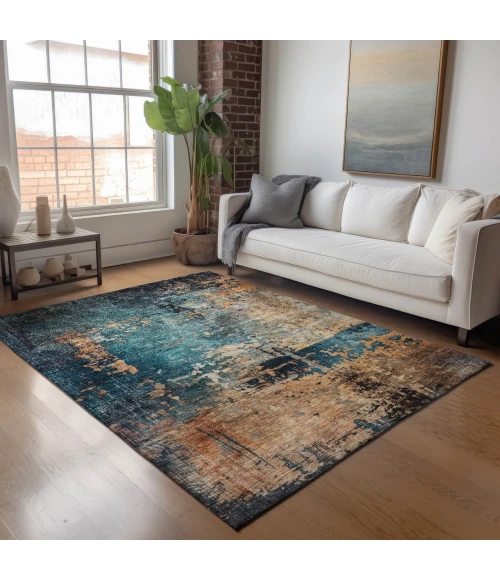 Dalyn Nouveau Teal NV14 8ft. x 10ft. Rug
