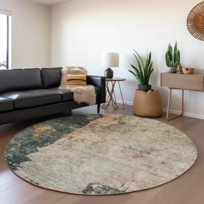 Dalyn Nouveau Brown NV15 8ft. x 8ft. Rug