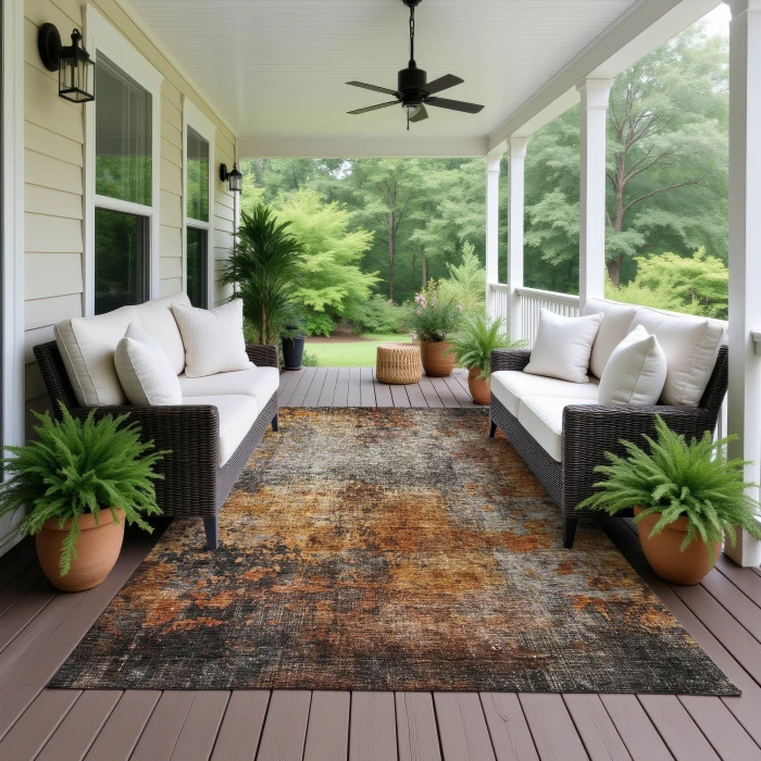 Dalyn Nouveau Orange NV18 2ft.6in. x 3ft.10in. Rug