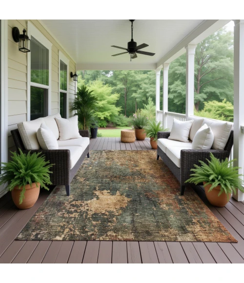 Dalyn Nouveau Green NV19 3ft. x 5ft. Rug